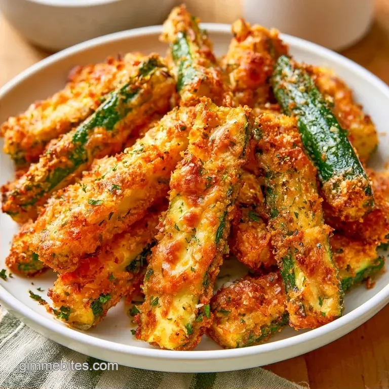 Crispy Air Fryer Parmesan Zucchini Fries