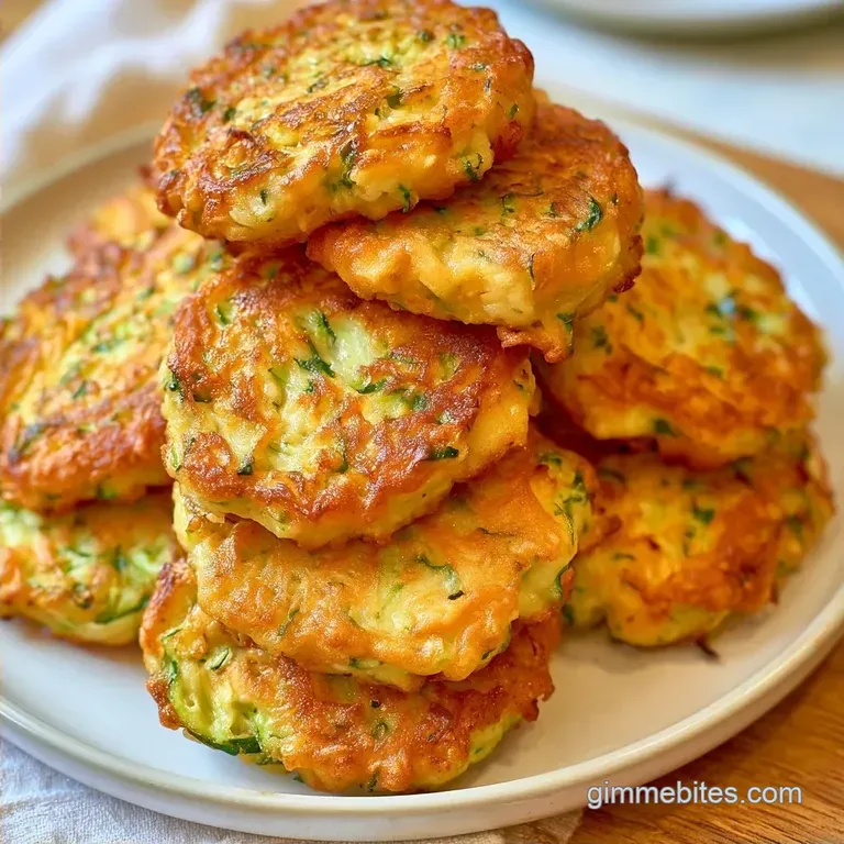 Air Fryer Zucchini Fritters: Extra Crispy