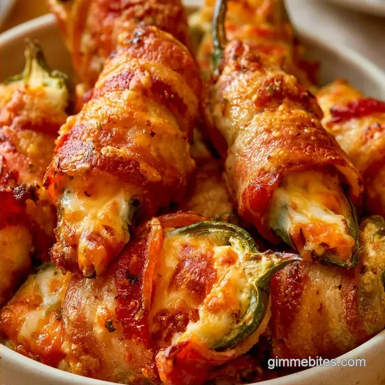 Bacon-Wrapped Jalape&ntilde;o Poppers