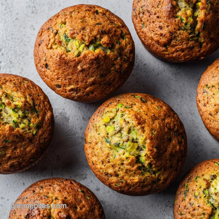 Banana Courgette Muffins: Moist and Tender