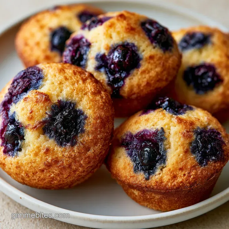 A moist golden muffin on a slate platter paired with a steaming cup of coffee and a fresh sprig of mint.
