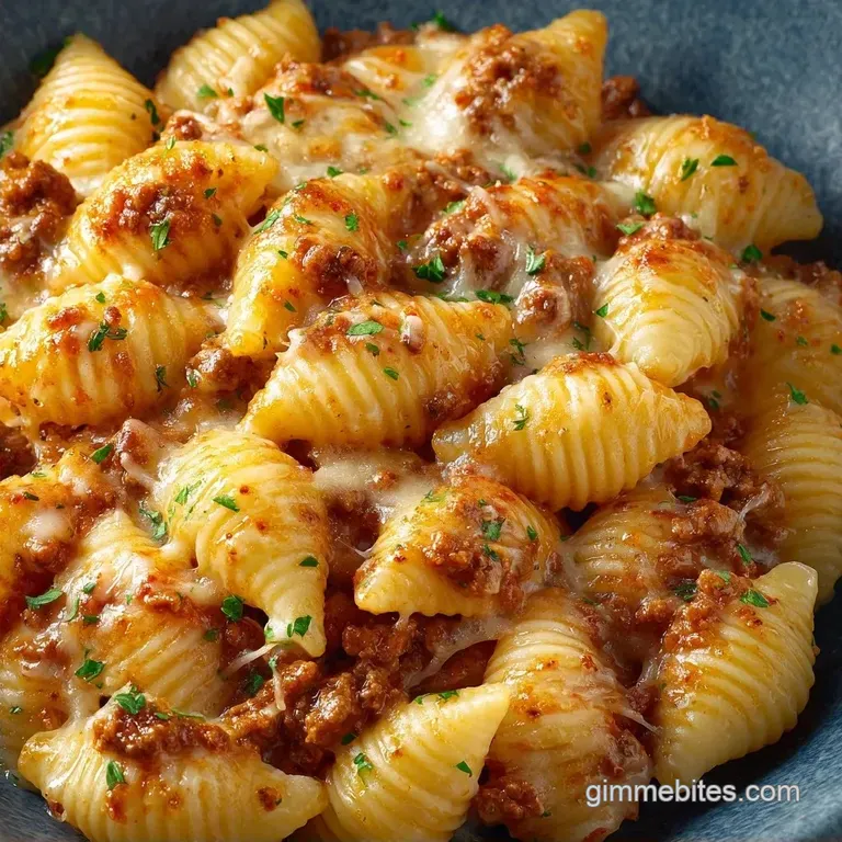 Cheap Ground Beef Dinner: Cheesy Beef & Shells