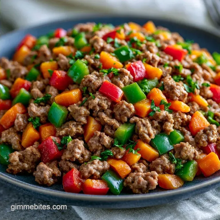 Easy GF Beef Skillet in 30 Minutes