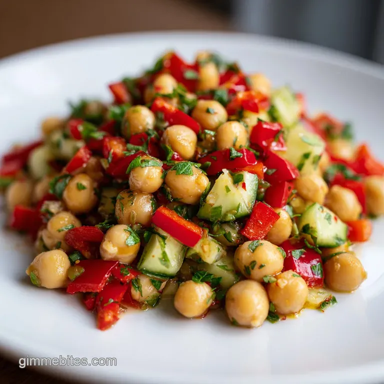 Vegetarian Chickpea Salad: Zesty and Fresh