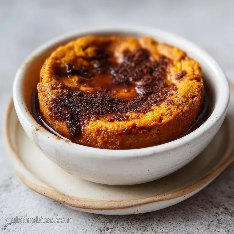 Healthy Pumpkin Dessert: Cinnamon and Maple Syrup