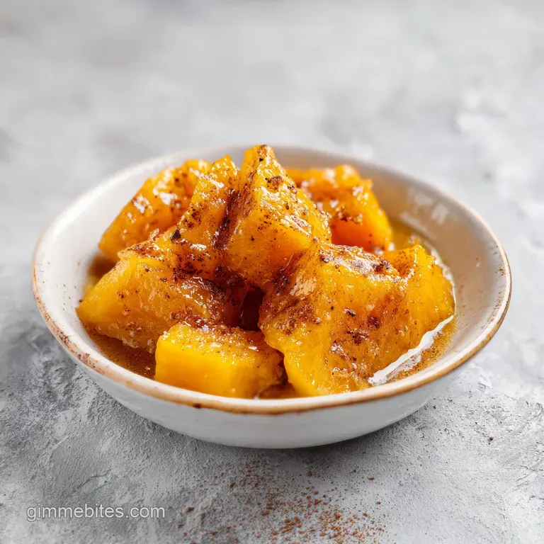 Roasted Pumpkin with Cinnamon: Caramelized and Tender