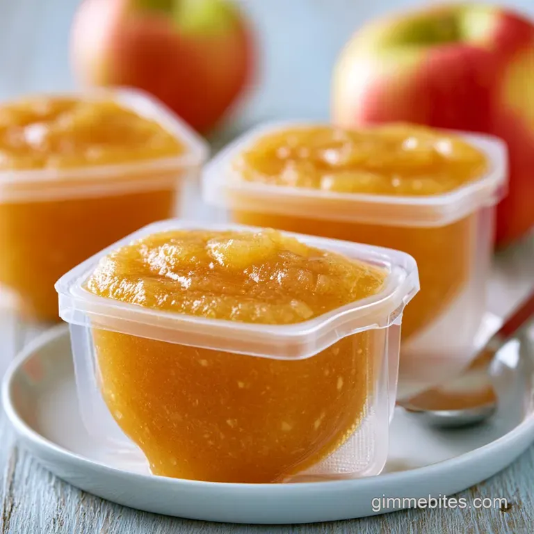 Homemade Apple Sauce Pouches: Velvety and Tart