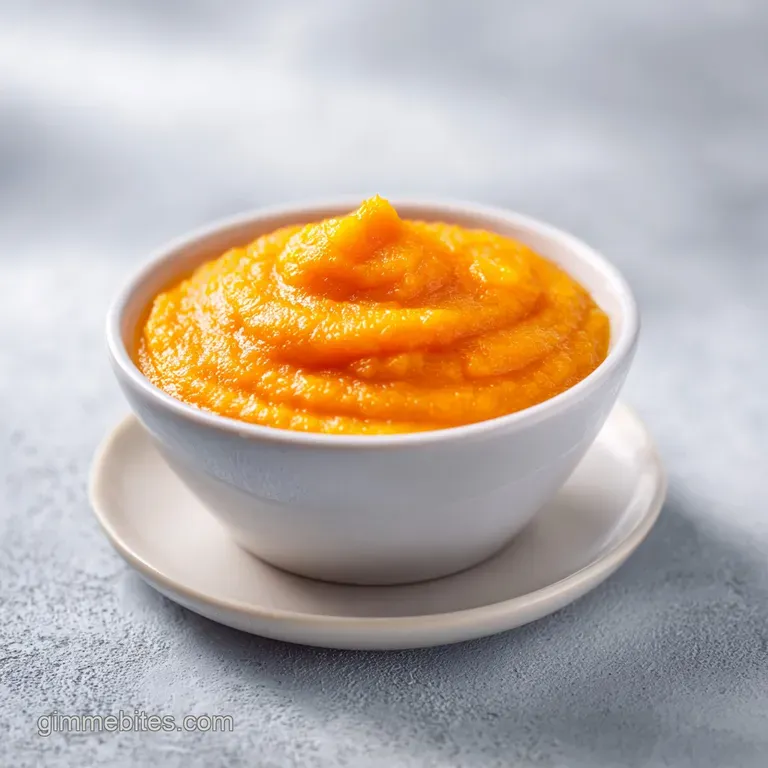 Carrot Puree: Silky and Nutritious