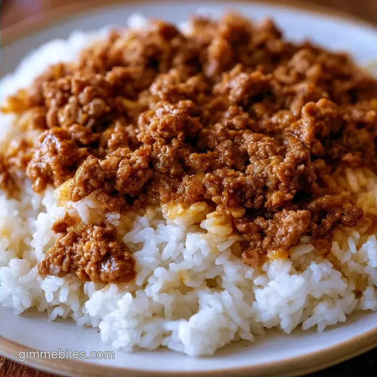One-Pan Kid Friendly Beef Skillet with Rice