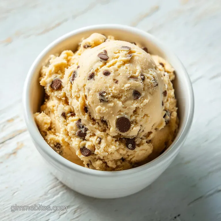 Non Cook Cookie Dough: Velvety and Smooth