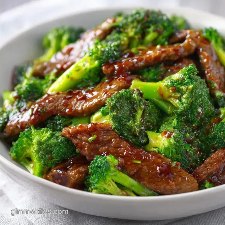 Garlic Ginger Beef & Broccoli: A Quick Healthy Beef Dinner