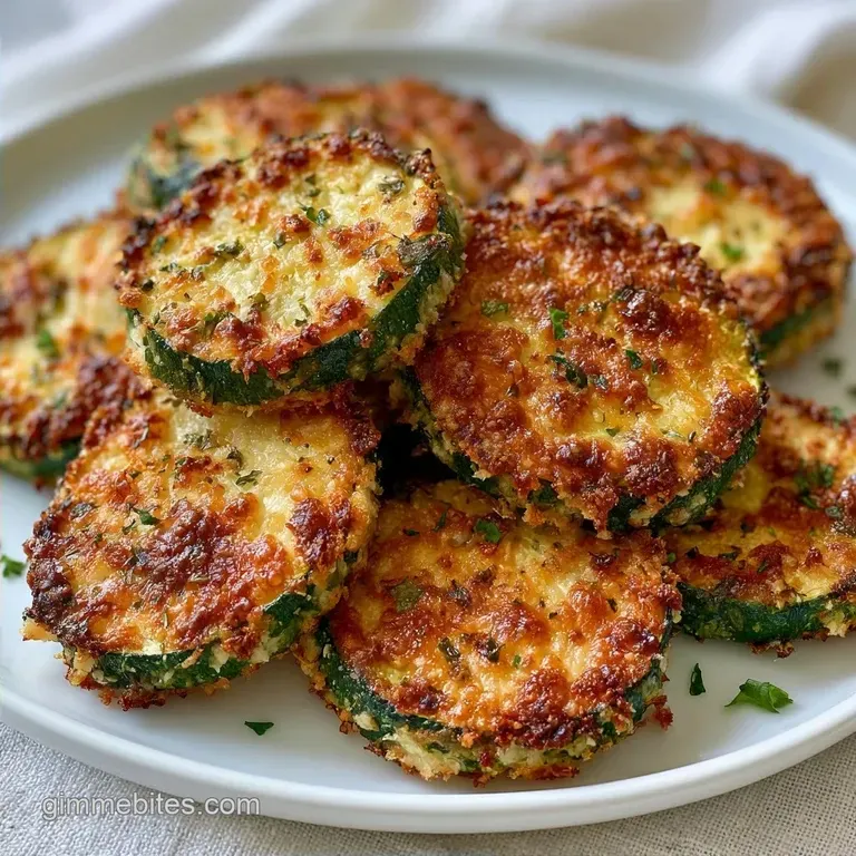 Crispy Roasted Zucchini with Parmesan