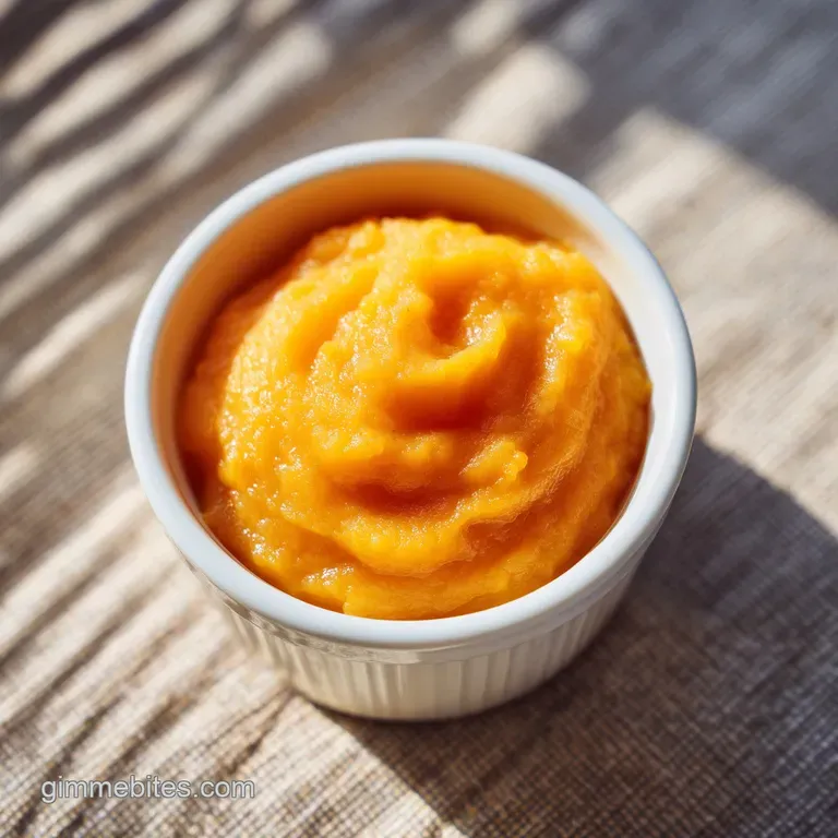 Sweet Potato and Apple Puree: Silky and Healthy