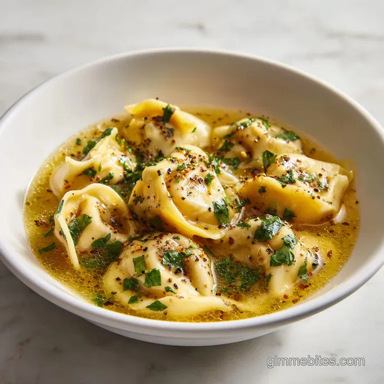 Tortellini in Broth: Light and Lean
