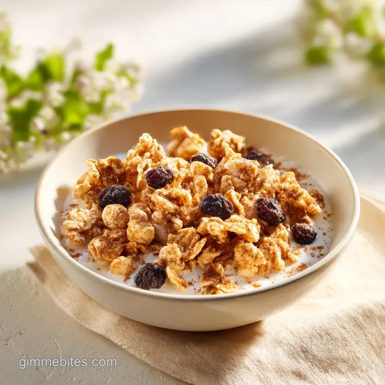 Grape Nuts with Warm Milk and Cinnamon