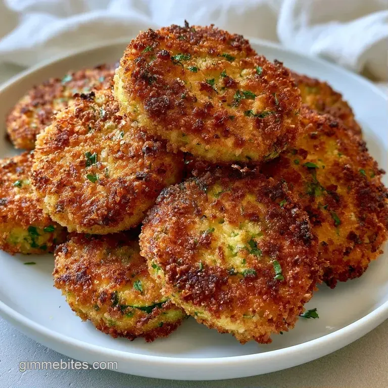 Thin, toasted green rounds piled high in a white ceramic bowl, sprinkled with fine herbs and grated cheese.