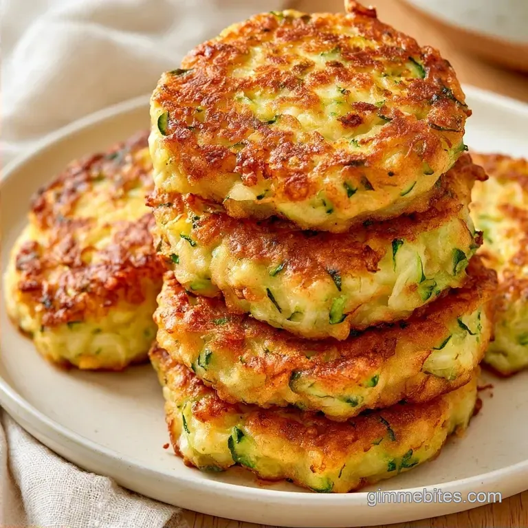 Crispy Zucchini Potato Fritters